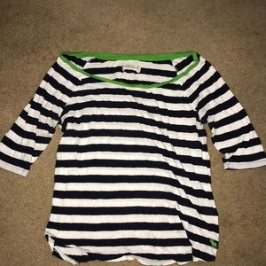 🔅Abercrombie and Fitch striped short sleeve!!🔅